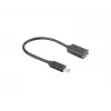 LANBERG AD-UC-UA-04 Adapter USB TYPE-C Stecker - USB Type-A Buchse 15cm Schwarz