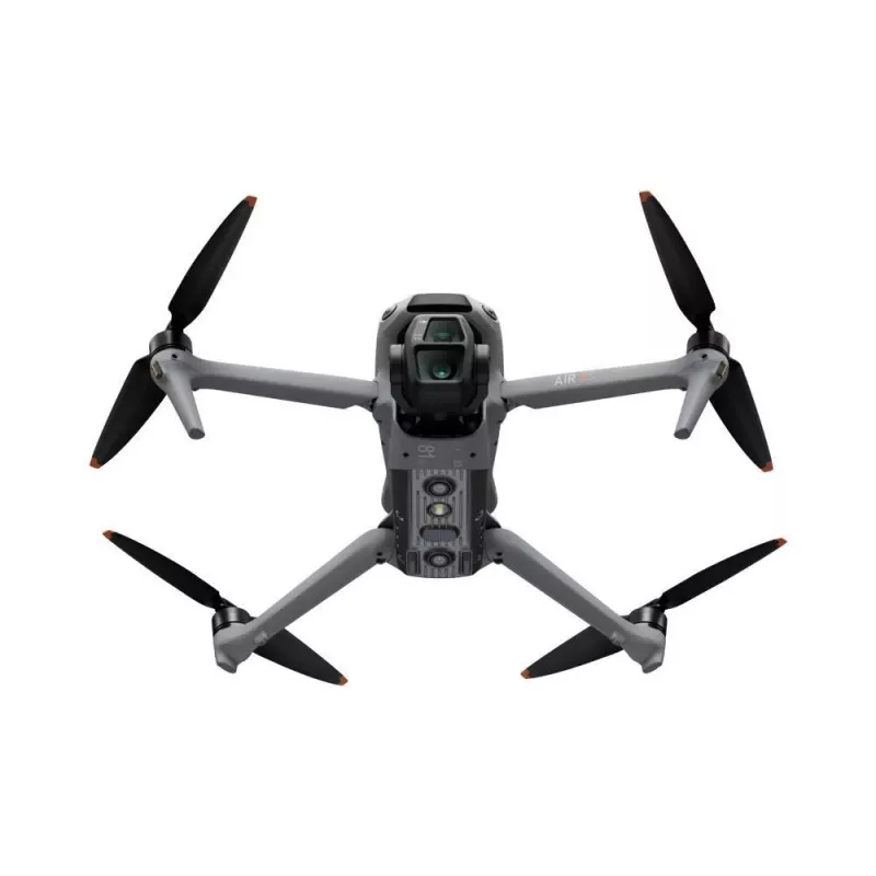 Quadcopter DJI Air 3s — 4-Rotor-Drohne, 50-MP-Kamera, 3840×2160 Video, 27 m/s, 32.000 m Reichweite, 4276-mAh-Akku, 42 GB interner Speicher, Grau