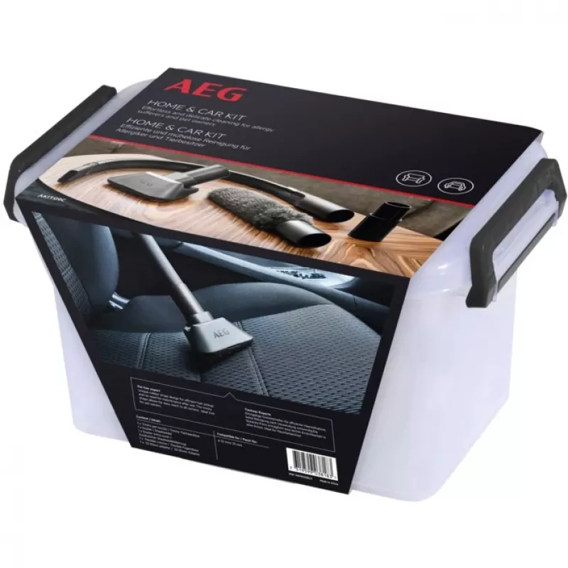 Auto-Reinigungsset AEG AKIT09C Schwarz 4 Stück 1 Adapter