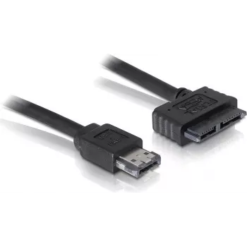 SATA-Kabel DeLOCK eSATAp Slimline SATA 13pin 0,5 m