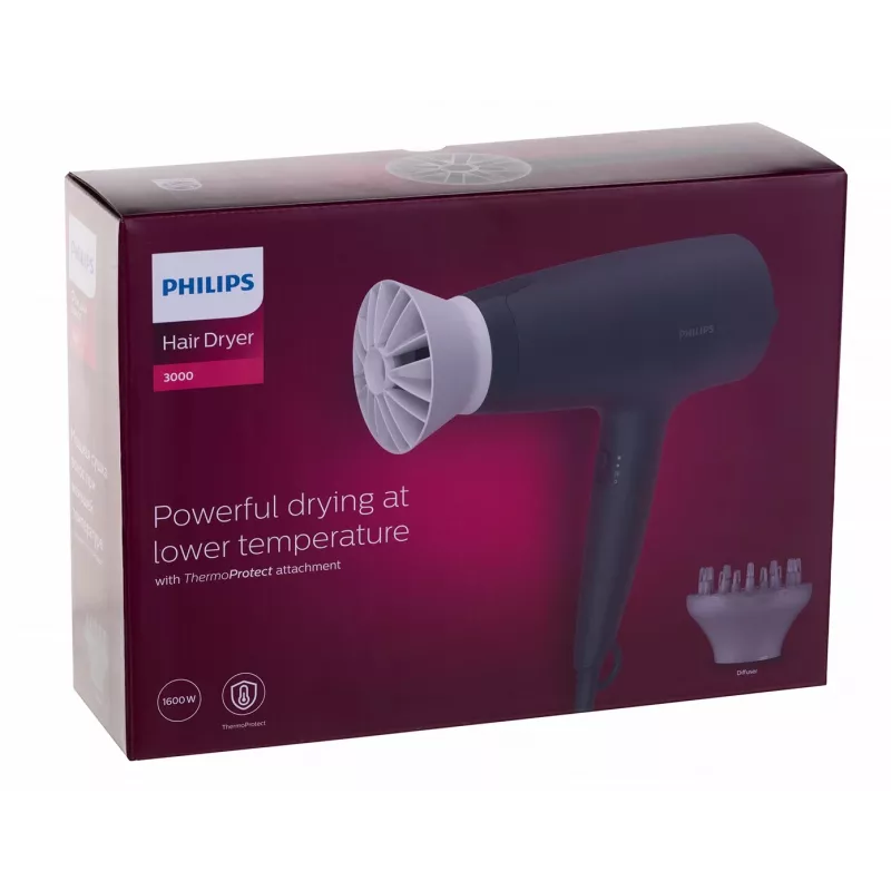 Philips 3000 series BHD302/30 Haartrockner 1600 W Schwarz