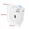HSM shredstar X6pro Aktenvernichter, 2 x 15 mm + separater CD-Schneidemechanismus