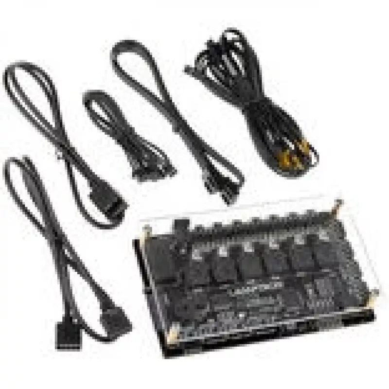 Lamptron Auto-Controller CT630 PWM ARGB — kompakter PWM-ARGB-Lüfter/Controller, schwarz