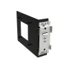 Railschelle Axis 02361-001 Schwarz 95 mm x 119 mm