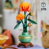 LEGO Icons Chrysanthemen-Blumen-Bauset Kreatives Modellbauset für Erwachsene zum Bauen einer künstlichen Pflanze Geschenk für Frauen Männer Sie oder Ihn Zuhause Büro Dekoration