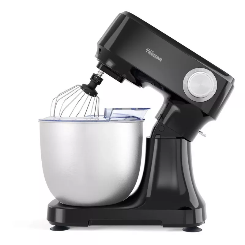 Tristar MX-4870 Küchenmaschine, 800 W, 4,5-L-Edelstahlschüssel, Schwarz
