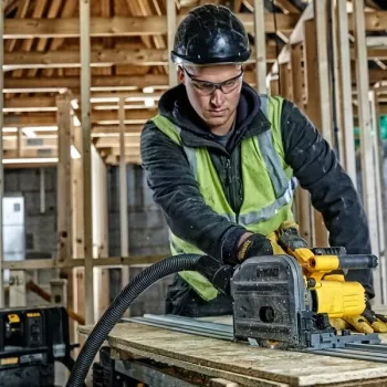 DEWALT DCS520T2 Handkreissäge 54V 2x XR FLEXVOLT 6Ah TSTAK Schwarz, Gelb