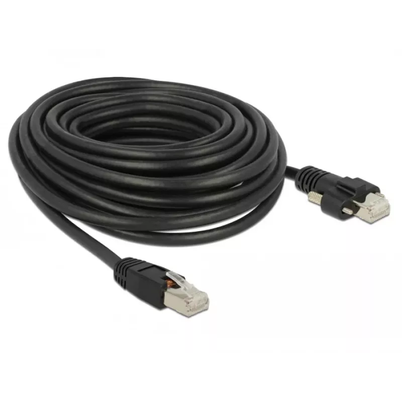 Netzwerkkabel DeLOCK 85672 RJ-45 Cat6 10 m Schwarz