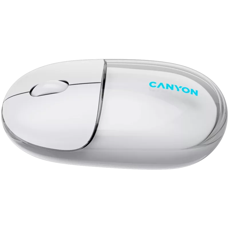 CANYON Maus OnClick 24 BT/ Wireless Transparent/Weiß