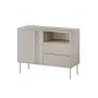 Cama 1D2S TRESSE Kommode 100x40x75 Kaschmir matt