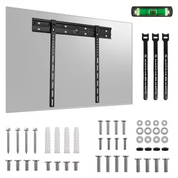Wand-TV-Halterung MACLEAN MC-123 extra flach, VESA 400x400 mm, für Flachbildfernseher bis 80 kg