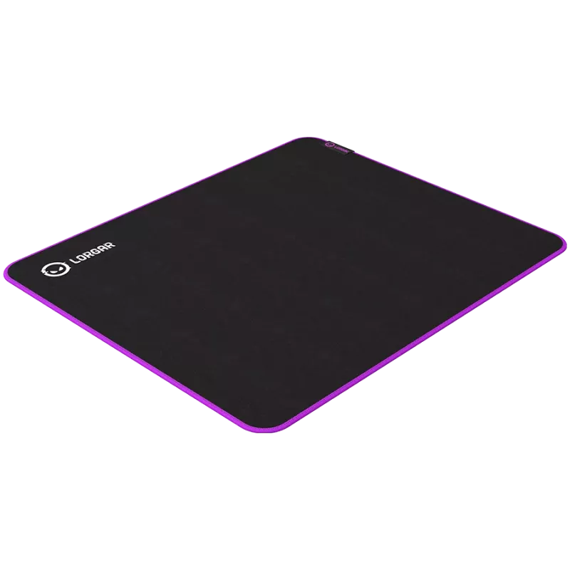 Lorgar Main 315, Gaming-Mauspad, Hochgeschwindigkeitsoberfläche, Violetter Anti-Rutsch-Gummisockel, Größe: 500 mm x 420 mm x 3 mm, Gewicht 0,39 kg