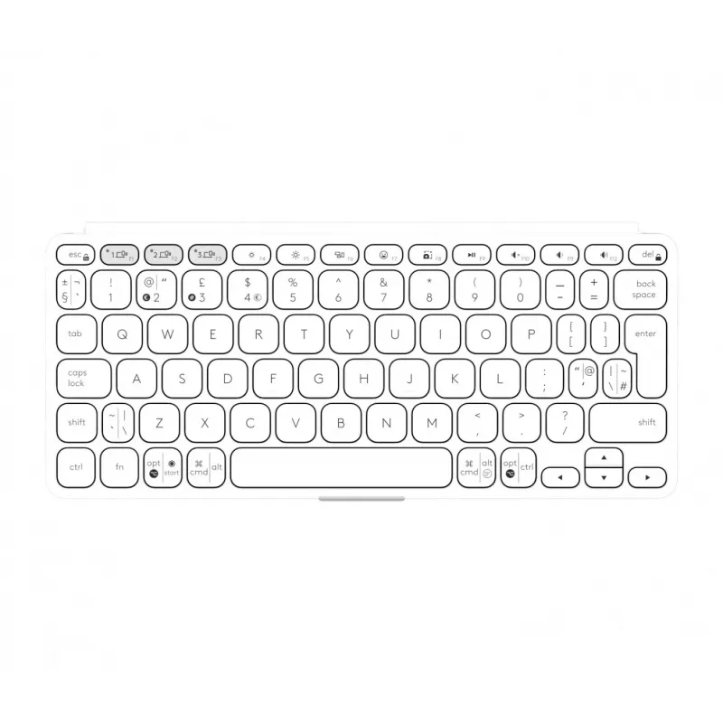 Logitech Keys-To-Go 2 Tastatur Universal Bluetooth QWERTY US International Weiß