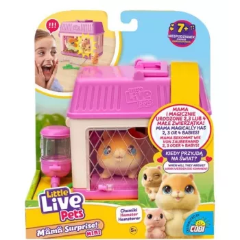 Interaktives Spielzeug Cobi Little Live Pets Mama Surprise Mini Hamster MO-26626, kleine Sammelfigur