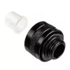 Fitting Alphacool 17471 — Messing schwarz, Ø22 mm, Höhe 20 mm
