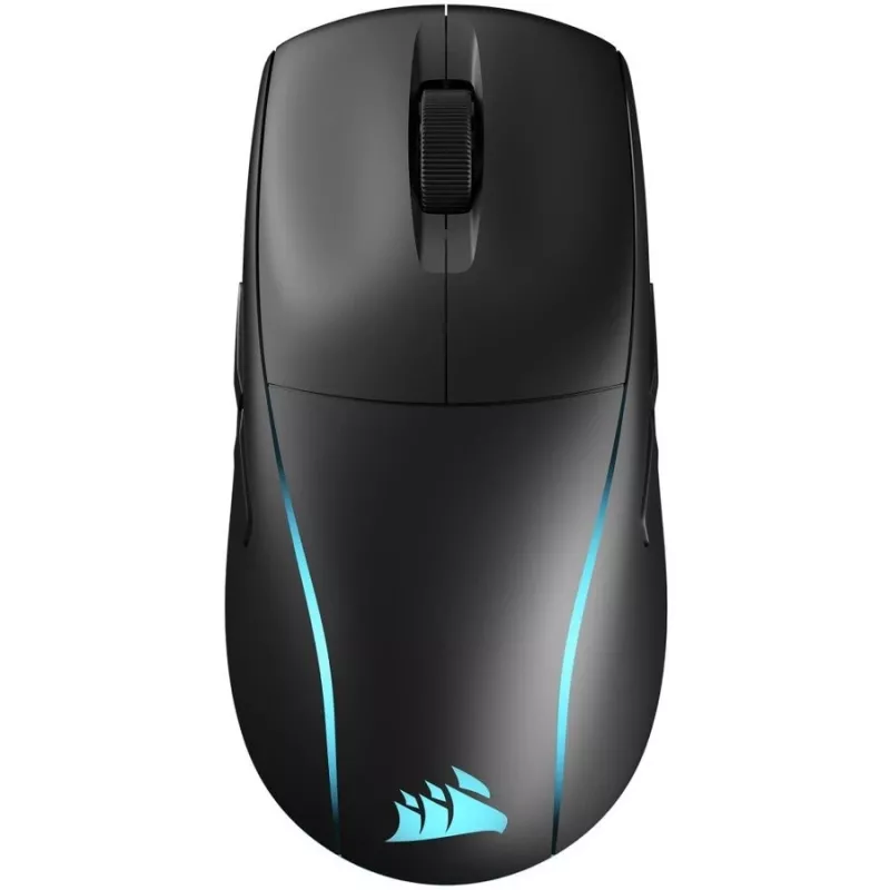 Gaming-Maus CORSAIR M75 – schwarz, monochrome Oberfläche, Gewicht 0,089 kg