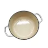 Le Creuset Signature Roaster rund weiß 20 cm
