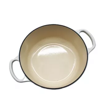 Le Creuset Signature Roaster rund weiß 20 cm