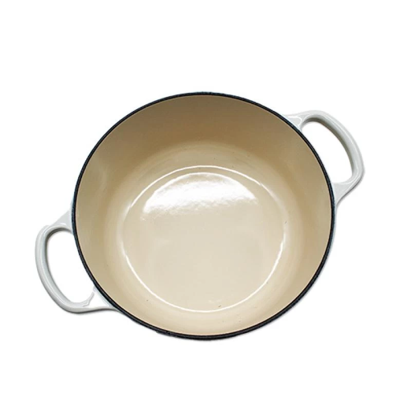 Le Creuset Signature Roaster rund weiß 20 cm