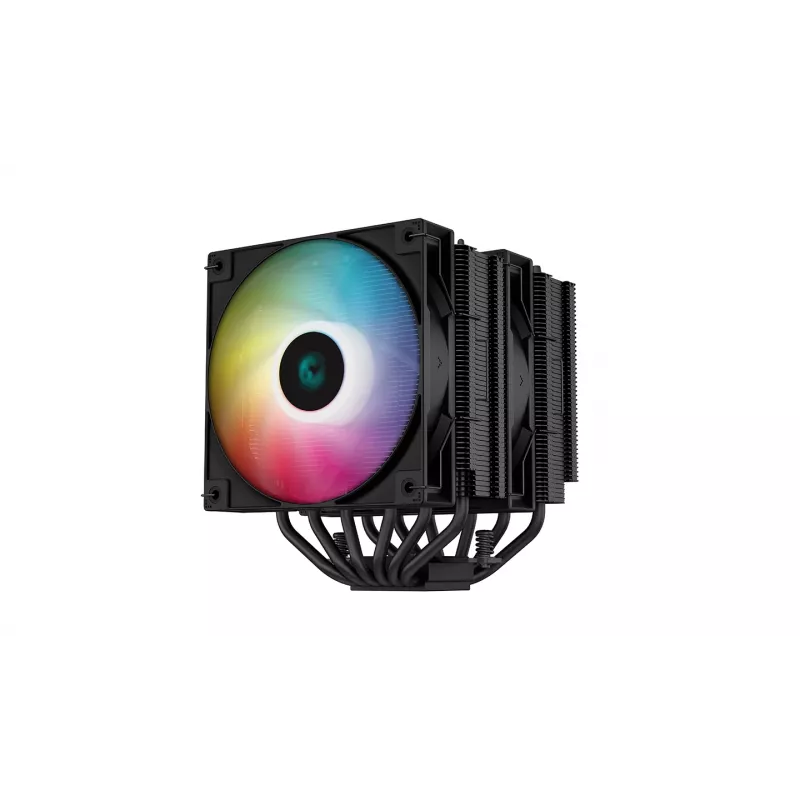 DeepCool AG620 BK ARGB Prozessor-Luftkühler 12 cm Schwarz, Weiß 1 Stück