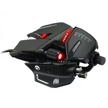 Gaming-Maus MadCatz R.A.T. 8+ — Rechtshänder, optisch, 16000 DPI, 11 Tasten, USB Typ-A, 145 g