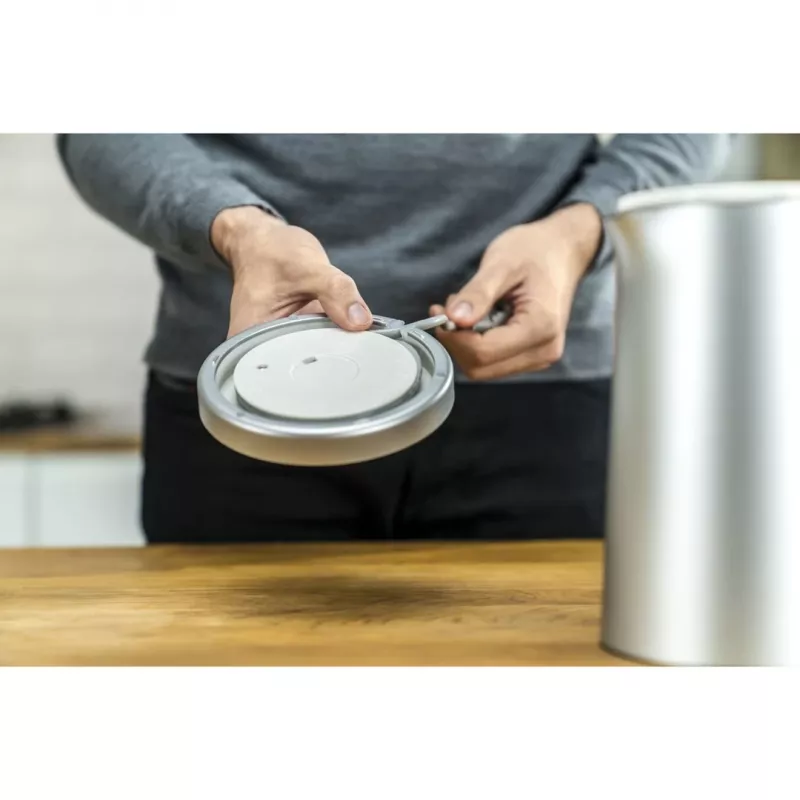 Elektrischer Wasserkocher ZWILLING 1 l 1850 W Edelstahl, 360°-Basis, Warmhaltefunktion