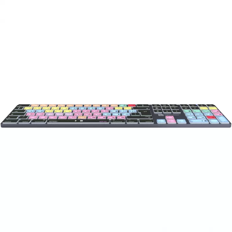 Tastatur LogicKeyboard LKB-PT-TM — Full-Size (100%) Bluetooth QWERTZ Deutsch, Titangrau