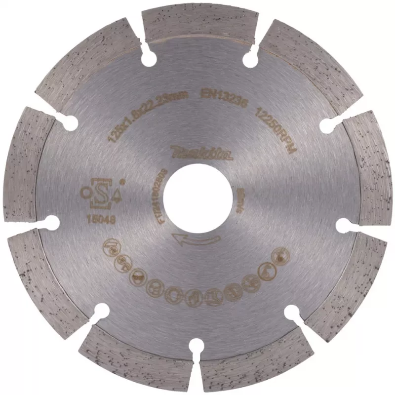Diamanttrennscheibe Makita D-80086 125 mm Durchmesser 22,23 mm Bohrung