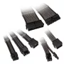 Kabelverlängerungsset Kolink Core Adept – PET-ummantelt, 6-teiliges Set, 20+4-Pin, 8-Pin, 4+4-Pin, 3×6+2-Pin (300–350 mm)