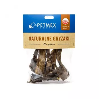 Hundekauartikel PETMEX Rinderpansen 100 g — natürlicher Rinderkausnack für ausgewachsene Hunde, Zahnpflege, laktose- und glutenfrei