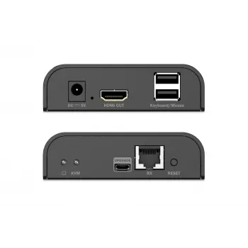 Digitus HDMI KVM IP Receiver 4K/60Hz Kabelgebunden 200m