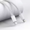 USB-C auf Lightning Baseus High Density Geflechtkabel, 20W, PD, 2m (weiß)