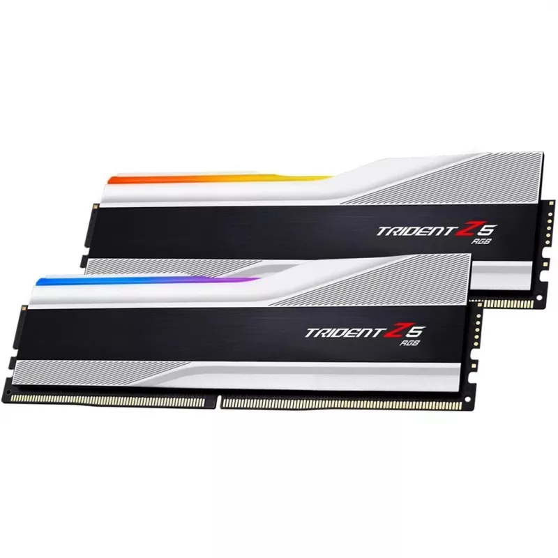 DIMM 32 GB DDR5-6800 (2x 16 GB) Dual-Kit, Arbeitsspeicher silber, F5-6800J3445G16GX2-TZ5RS, Trident Z5 RGB, INTEL XMP
