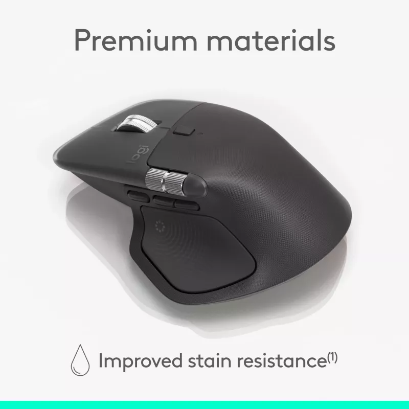Logitech Logitech MX Master 4 for Business Maus – Kabellos + Bluetooth, 8000 DPI, Graphit | Logitech