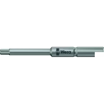 Hex Bit Wera 840/9 C 1,5 mm Halfmoon 44 mm — Schraubendrehereinsatz, Sechskant 1,5 mm, Länge 44 mm