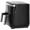 Heißluftfritteuse Severin FR 2453 Double 3,25 L 2850 W Schwarz Silber