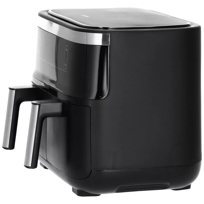 Heißluftfritteuse Severin FR 2453 Double 3,25 L 2850 W Schwarz Silber