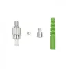 Glasfaserstecker FC/APC Qoltec 54443 Singlemode Grün Silber Gelb