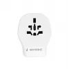 Wand-Reiseadapter GEMBIRD TPA-1A2C20-02-W 20W — 1xUSB-A + 2xUSB-C, Typ-G-Stecker, 100–250 V, weiß