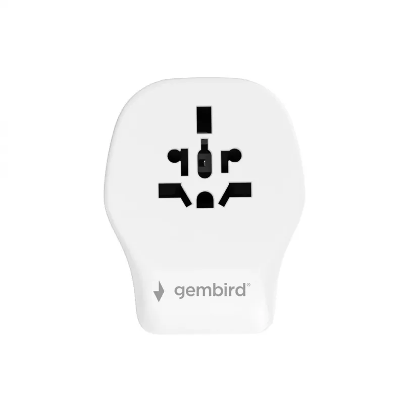 Wand-Reiseadapter GEMBIRD TPA-1A2C20-02-W 20W — 1xUSB-A + 2xUSB-C, Typ-G-Stecker, 100–250 V, weiß