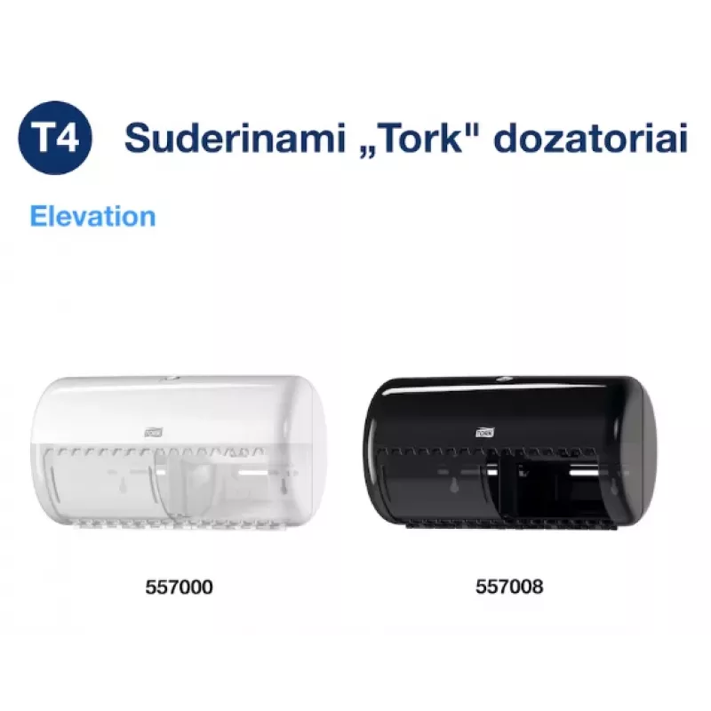Toilettenpapier Tork Premium Extra Soft Conventional T4 — 4-lagige Rollen 9,7 cm x 19,1 m, Packung mit 6