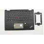 Lenovo 02HL518 Oberabdeckung mit Tastatur, deutsches Layout, Schwarz