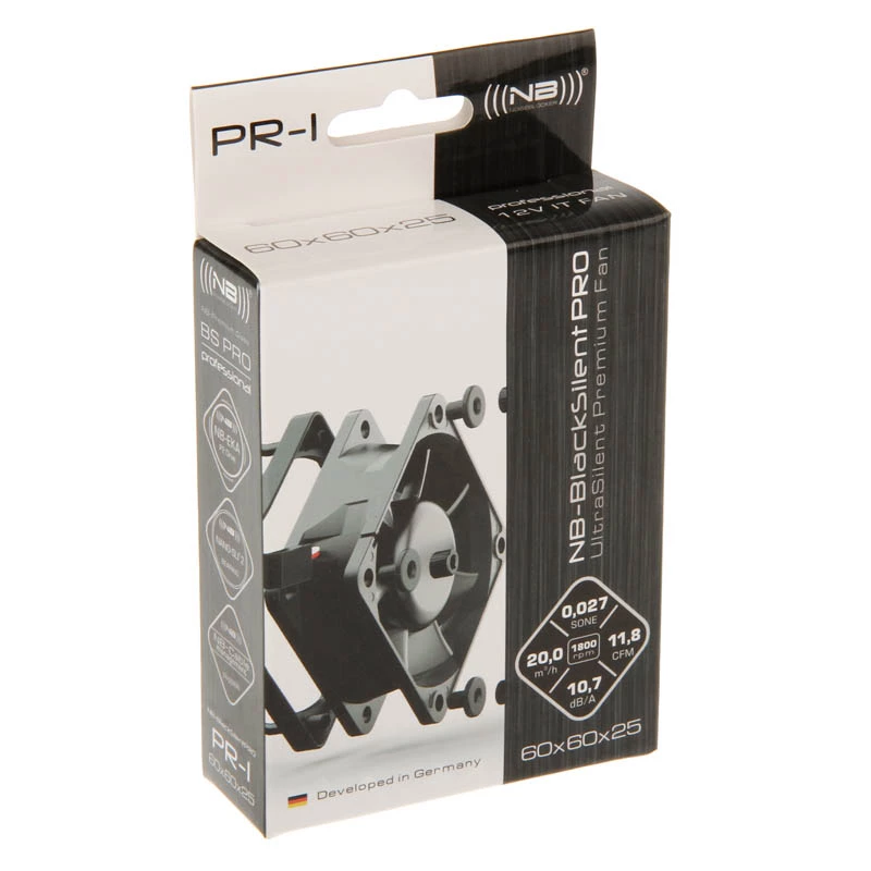 Fan Noiseblocker SchwarzSilent Pro PR-1