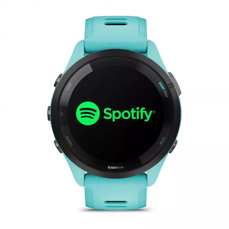 Garmin Forerunner 265 3,3 cm (1,3 inch) AMOLED 46 mm Digital 416 x 416 Pixel Touchscreen Schwarz, Blau Wi-Fi GPS (Satellit)
