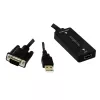 Videokabel-Adapter LogiLink CV0060 Schwarz