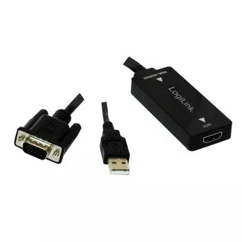 Videokabel-Adapter LogiLink CV0060 Schwarz