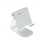 TERRATEC iTab M - Ständer für Smartphone / Tablet - Aluminium - Silber - Bildschirmgröße: 8,8-25 cm (3.5-10) - Tischständer (219728)