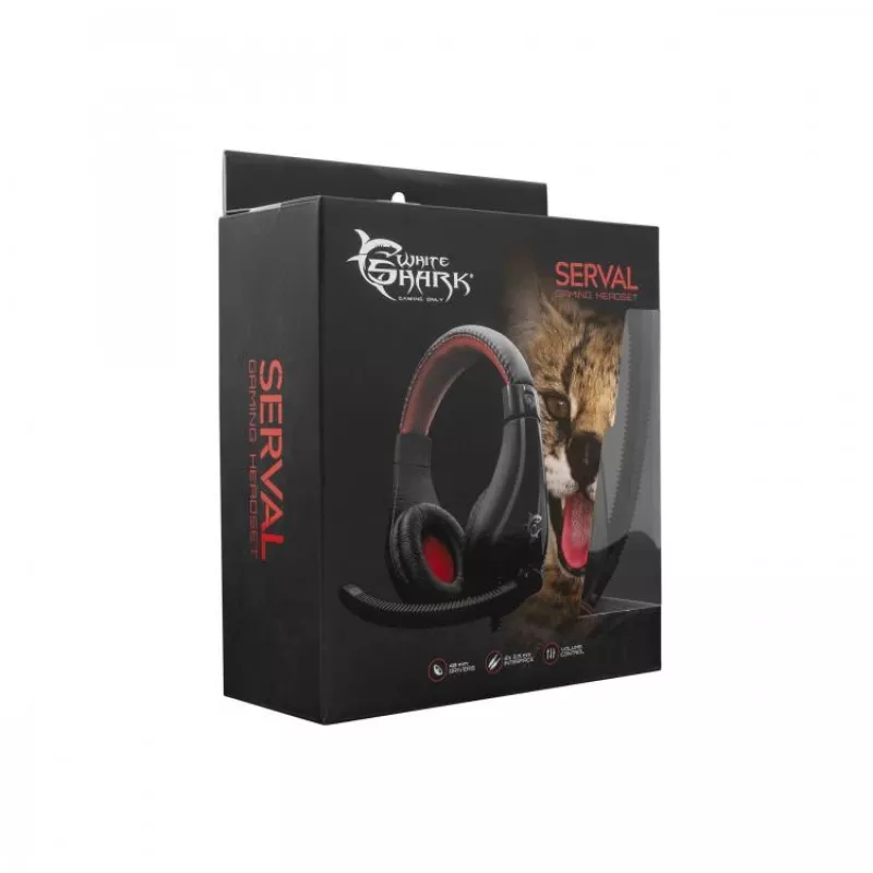 Headset White Shark Serval