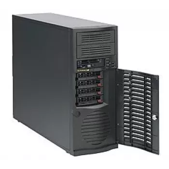 Servergehäuse Supermicro SuperChassis 733TQ-668B Midi Tower Schwarz