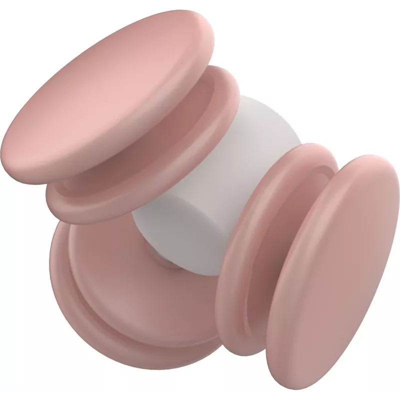 Handrollmassagegerät Medisana AC 950 — kabellos Li‑Ion, 2 Leistungsstufen, ergonomische Griffe, 381 g, roségold/weiß